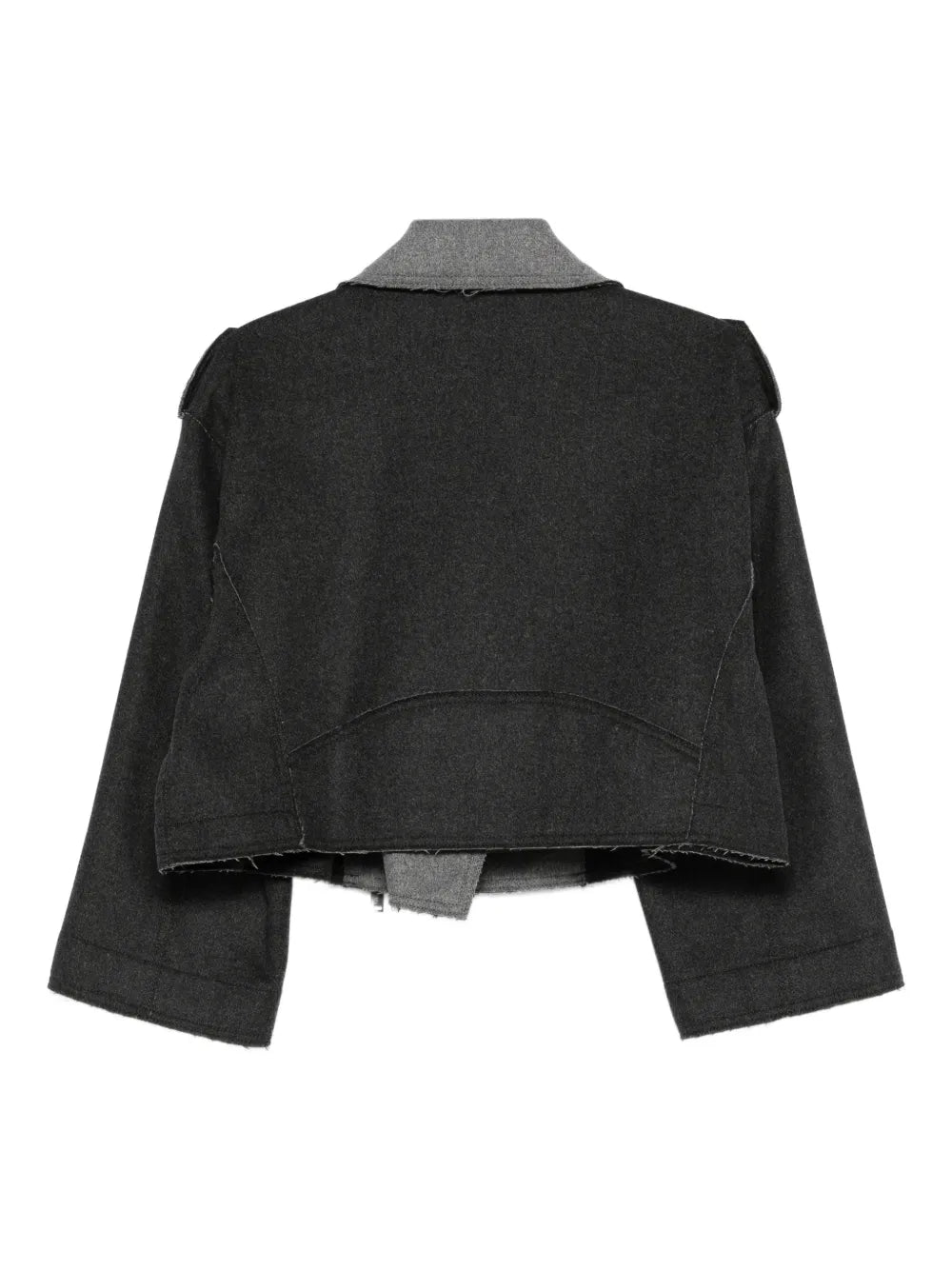 chaqueta biker con cremallera