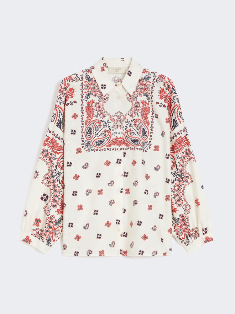 Camisa de popelín de algodón