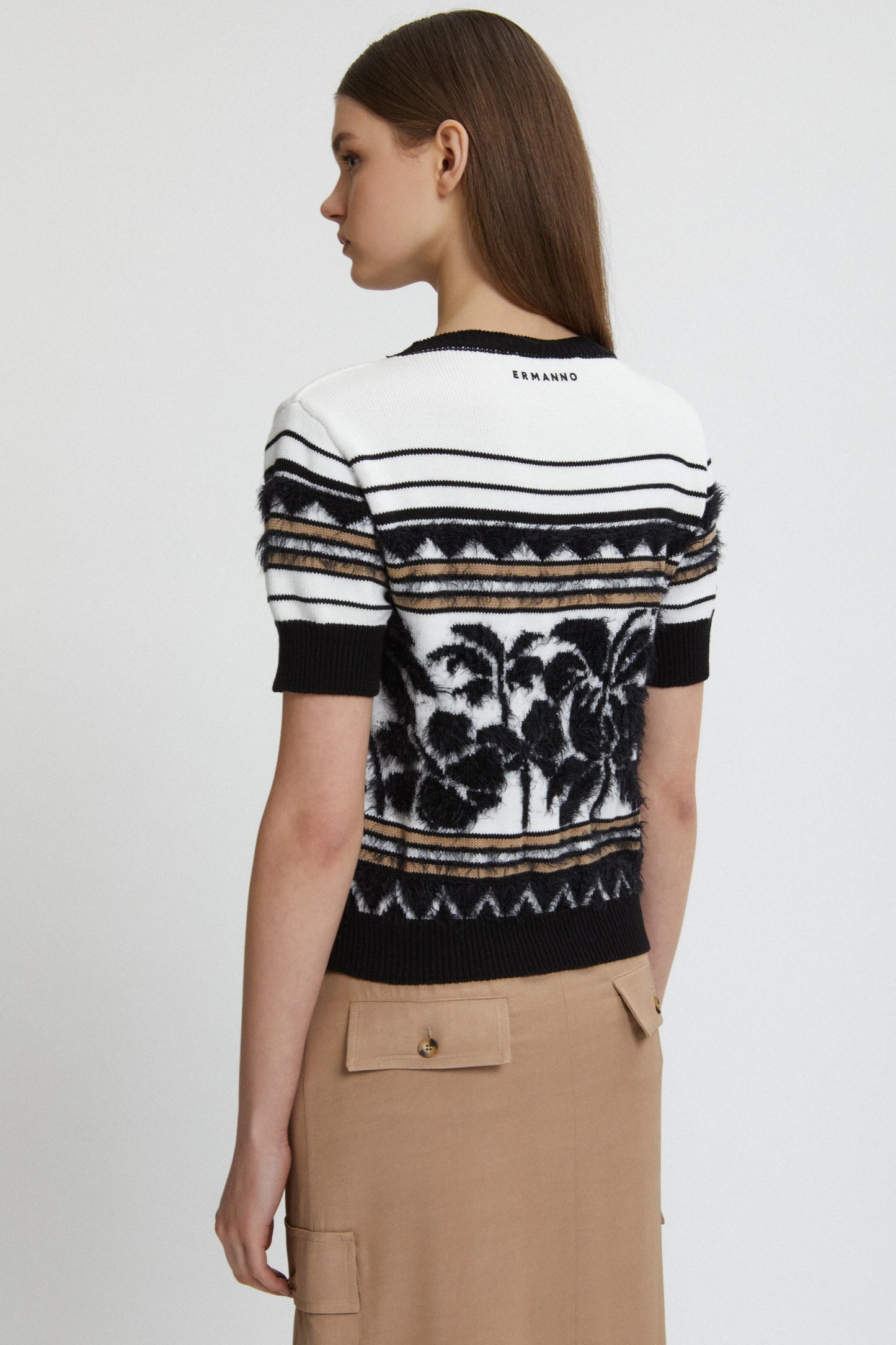 Jersey Manga Corta Jacquard