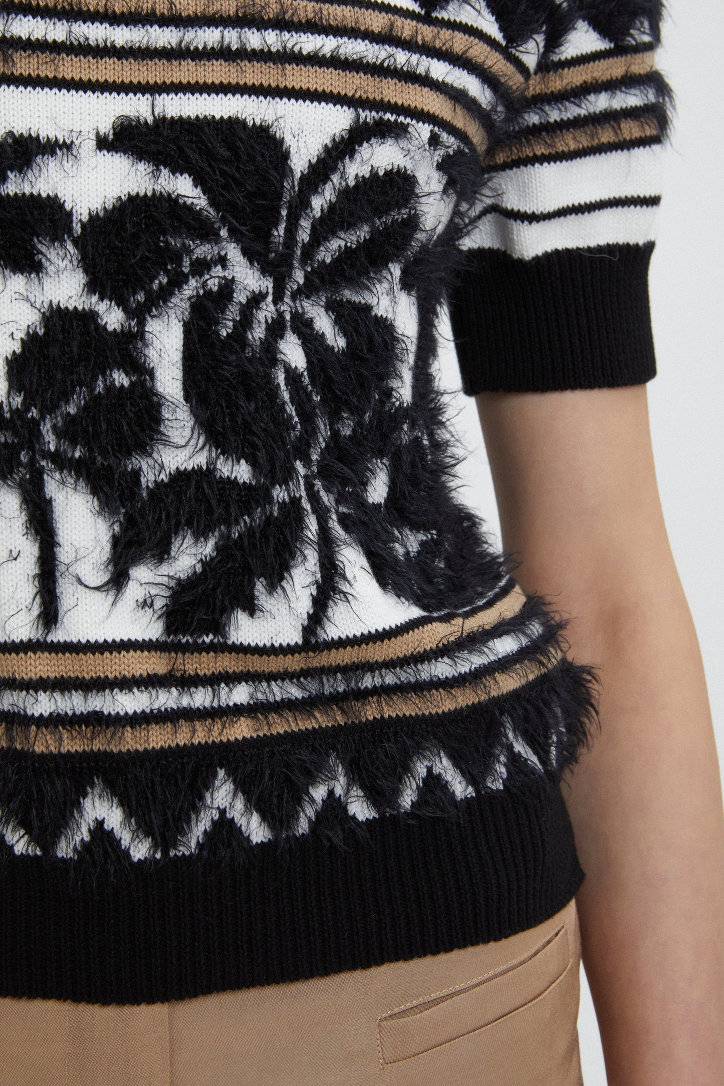 Jersey Manga Corta Jacquard