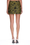 Falda corta bordada en paillettes