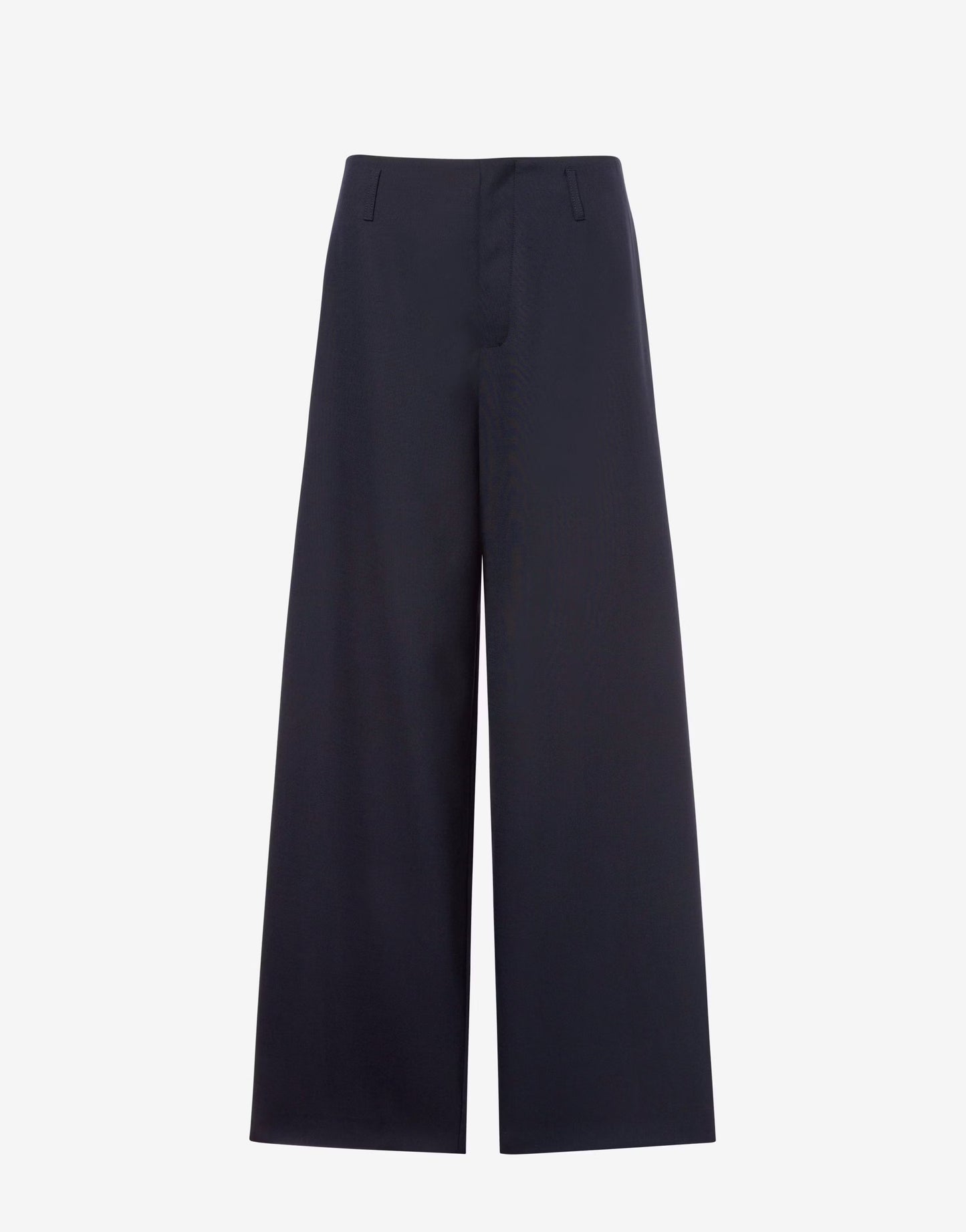 Pantalón oversize de lana elástica ligera