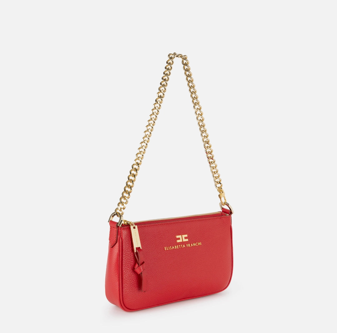 Minibandolera roja de piel Elisabetta Franchi