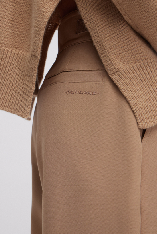 Pantalones cady con bolsillos Ermanno