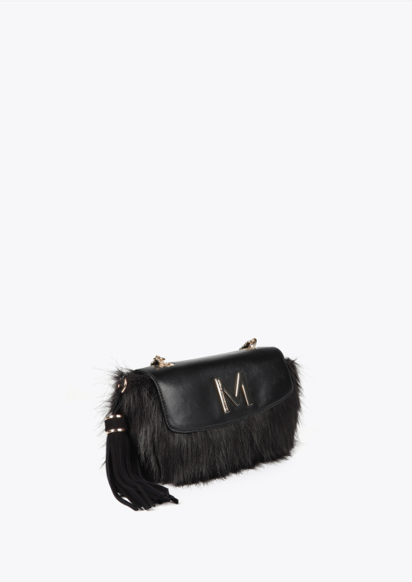 Bandolera pelo con solapa negra