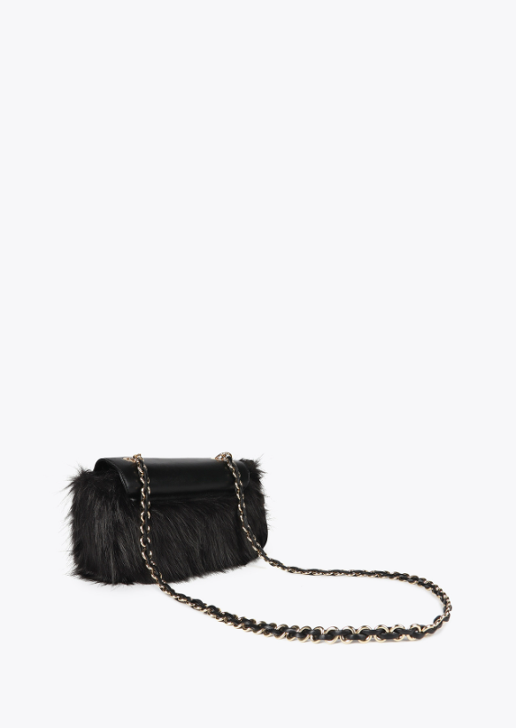 Bandolera pelo con solapa negra