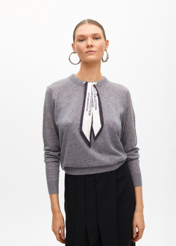 Jersey con pañuelo en el cuello Maite