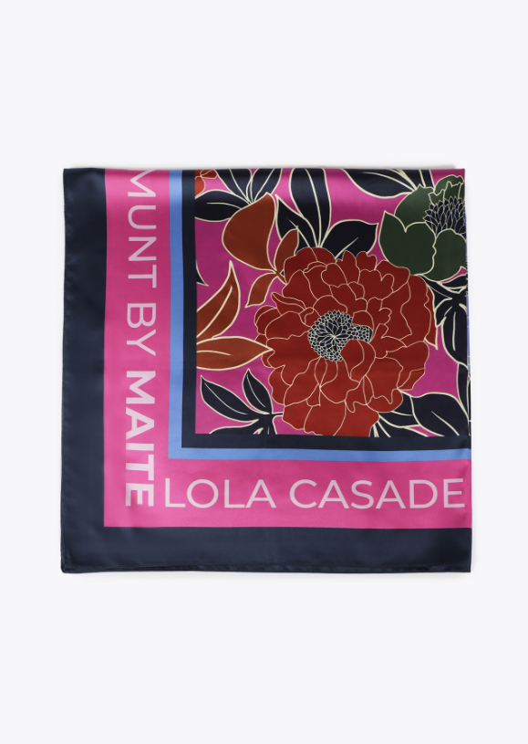 Pañuelo estampado flores Maite