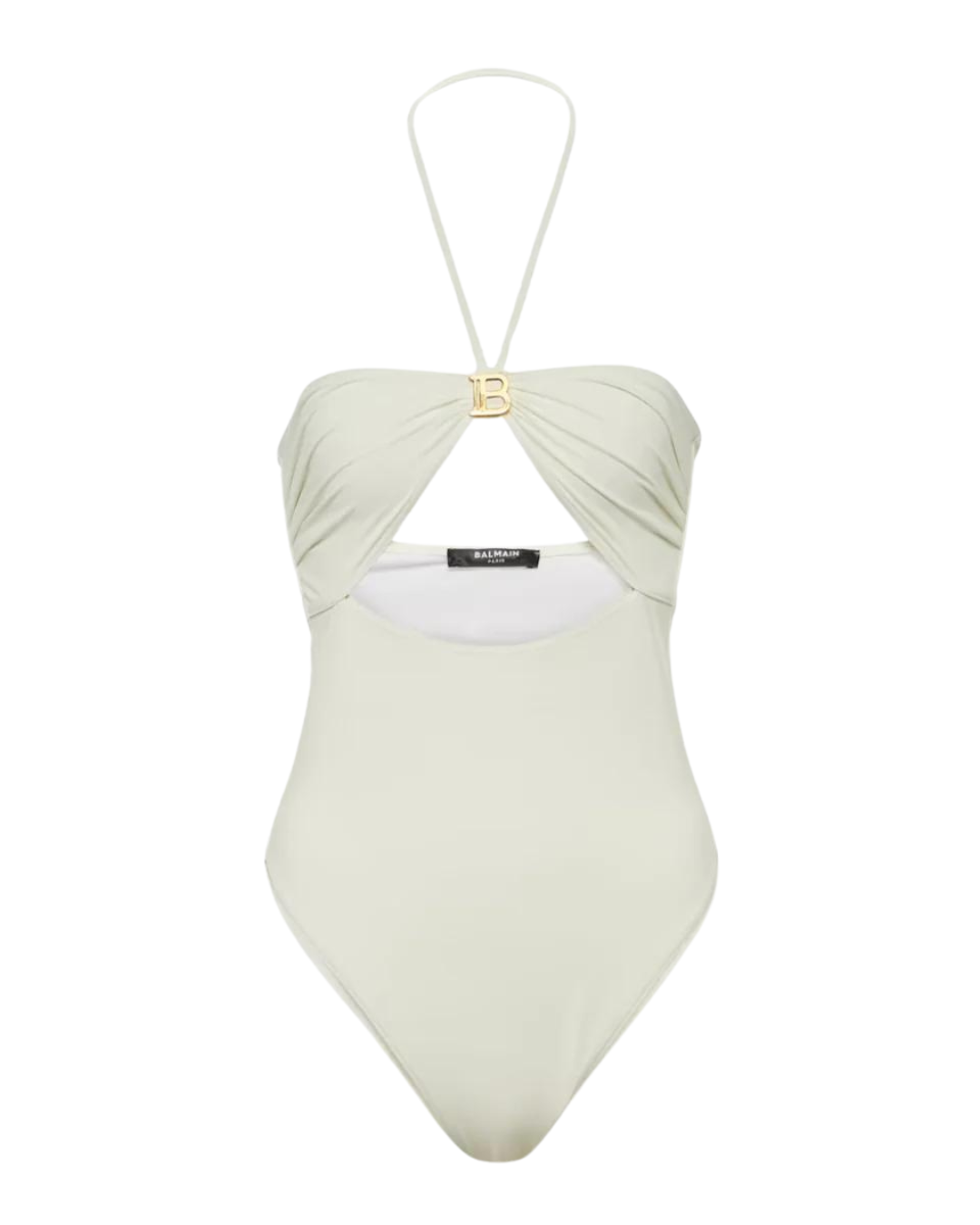 Bañador Blanco con Abertura Balmain