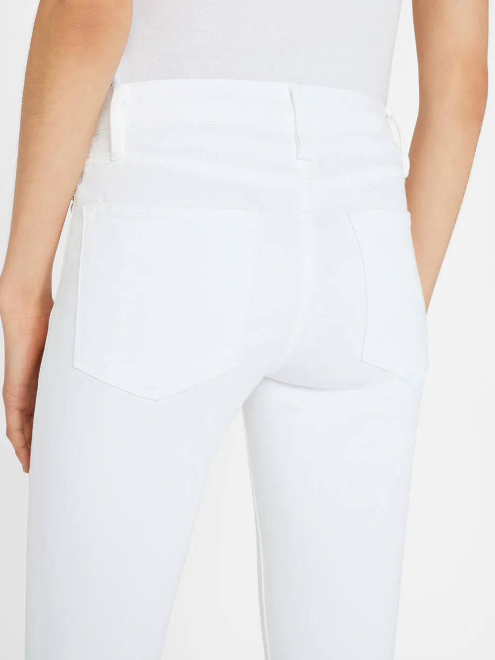 Le Hig Flare in Blanc FRAME