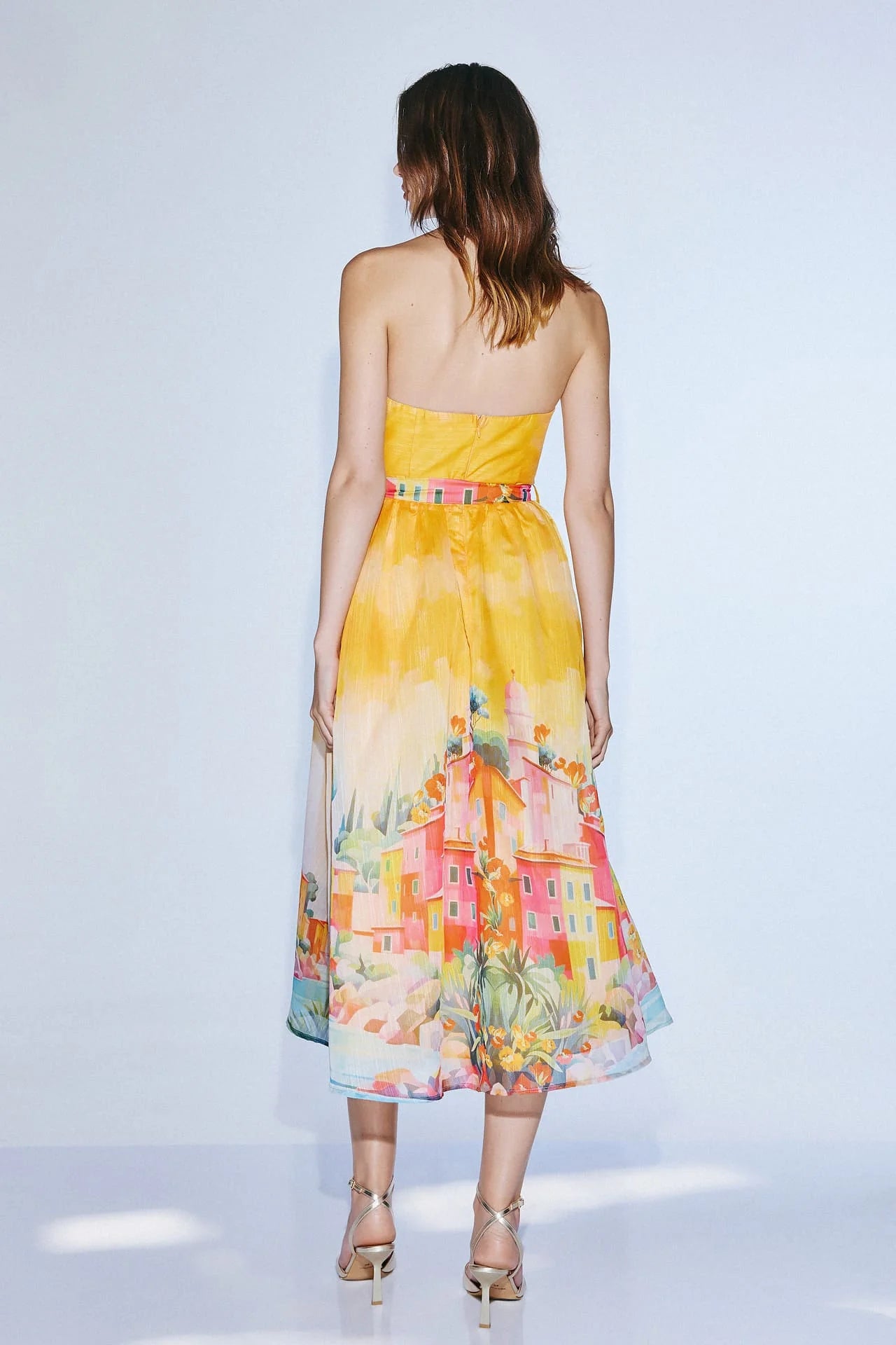 VESTIDO MIDI ESTAMPADO