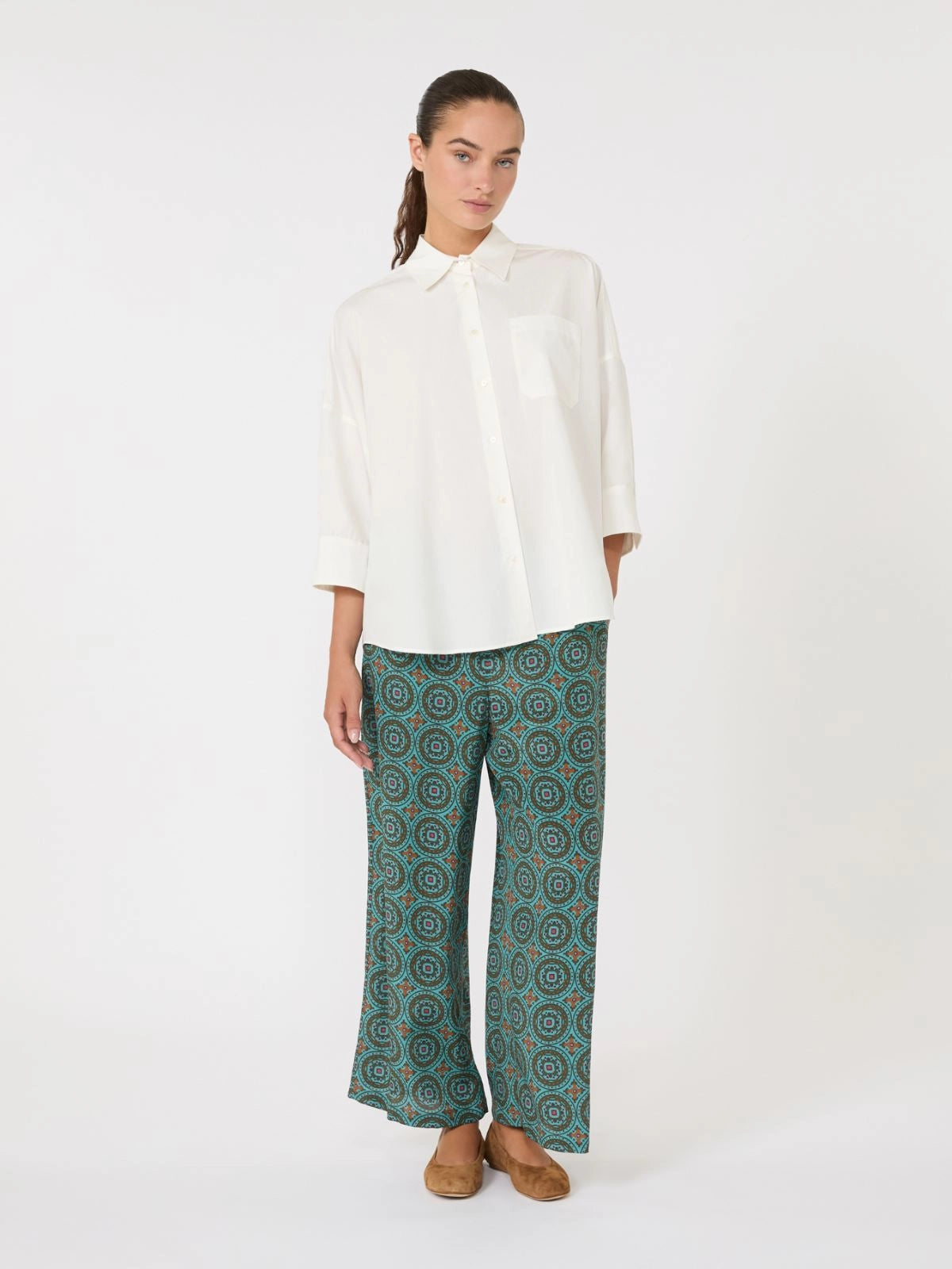 Camisa oversize de popelina