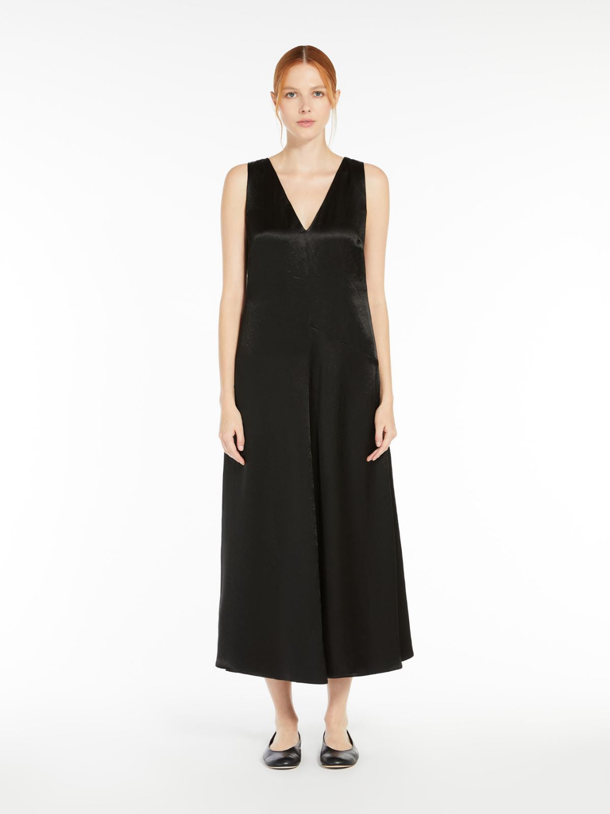 vestido largo satén