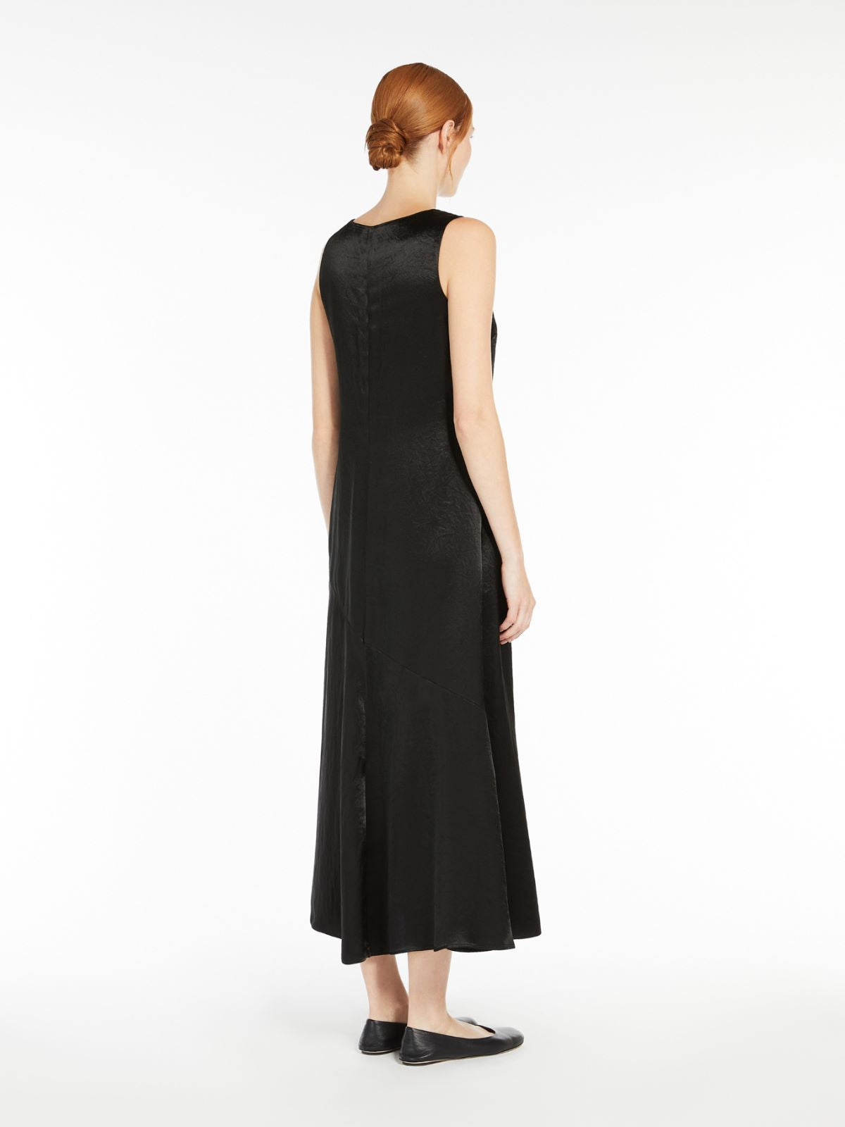 vestido largo satén