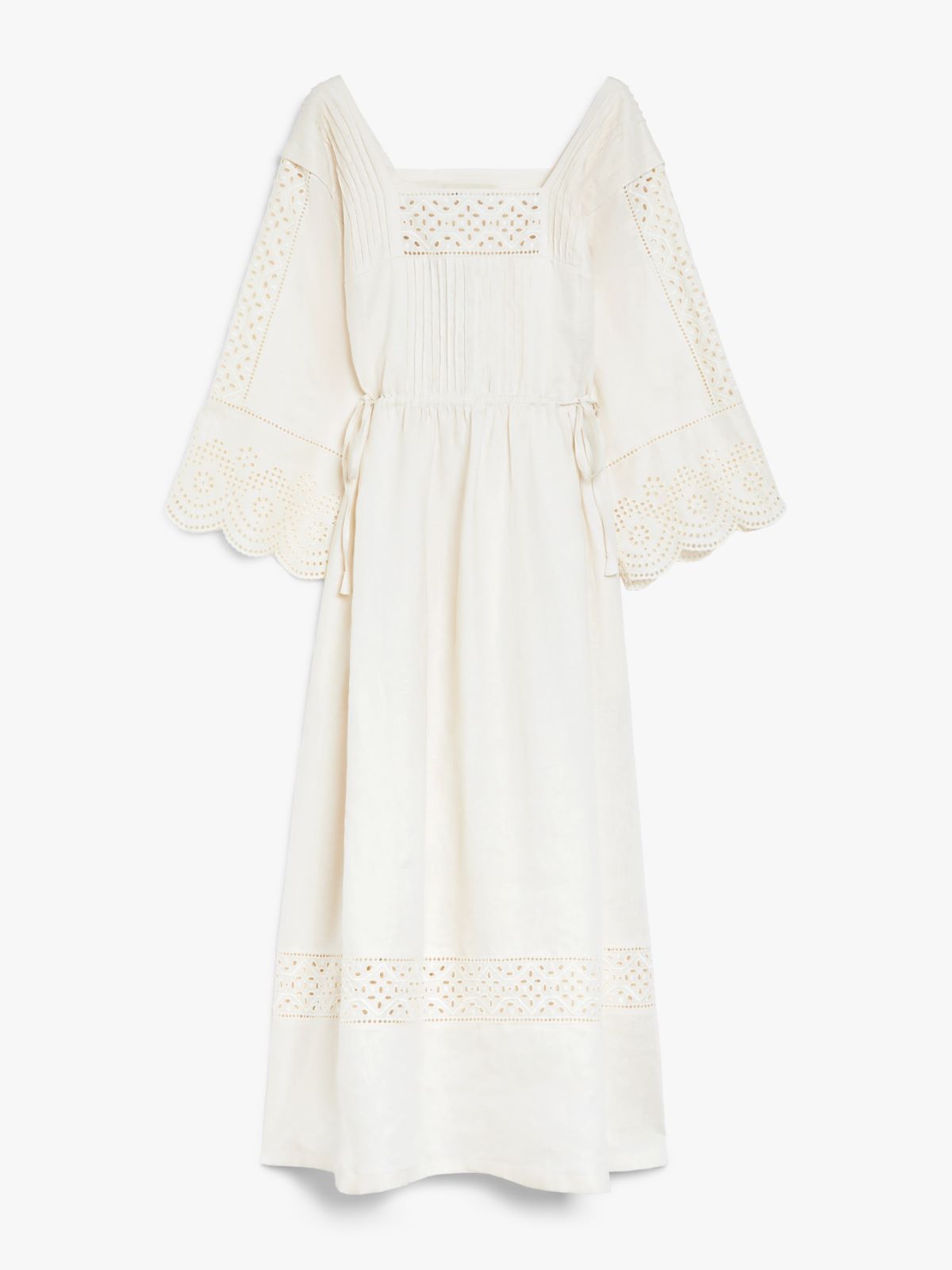 Vestido femenino de lona de lino