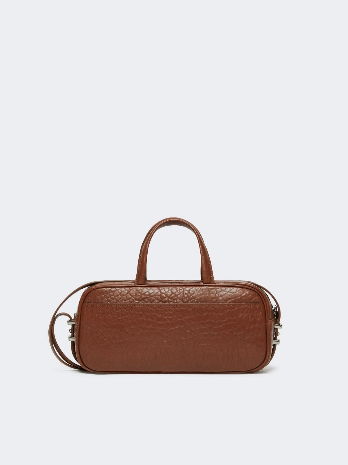 Bolso Boston de piel napa - TABACO