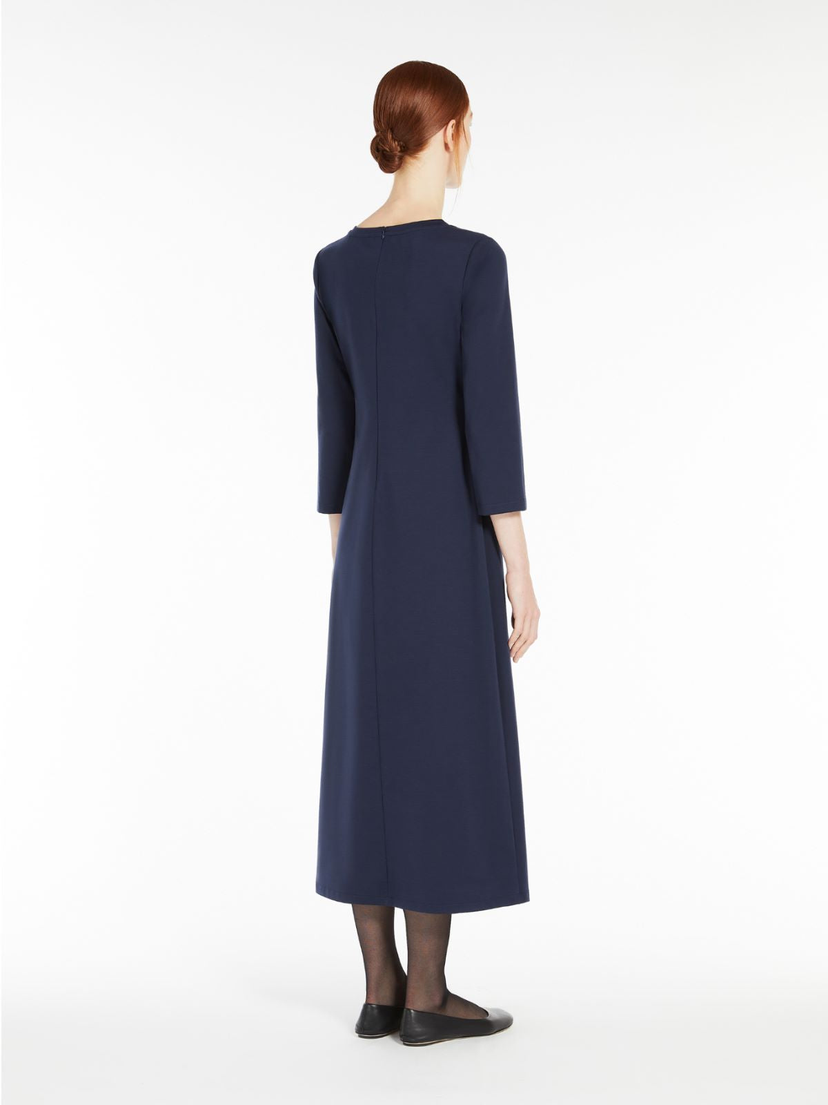 Vestido largo midi punto milano