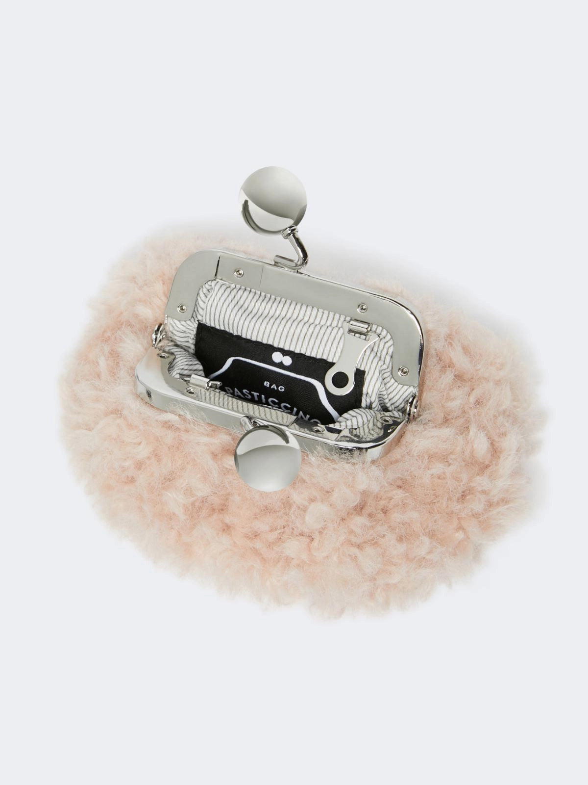 Bolso mini Pasticcino con textura suave - ROSA
