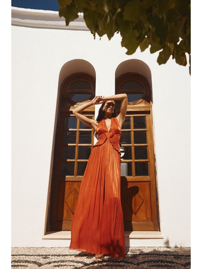 Vestido largo Maestri Couture
