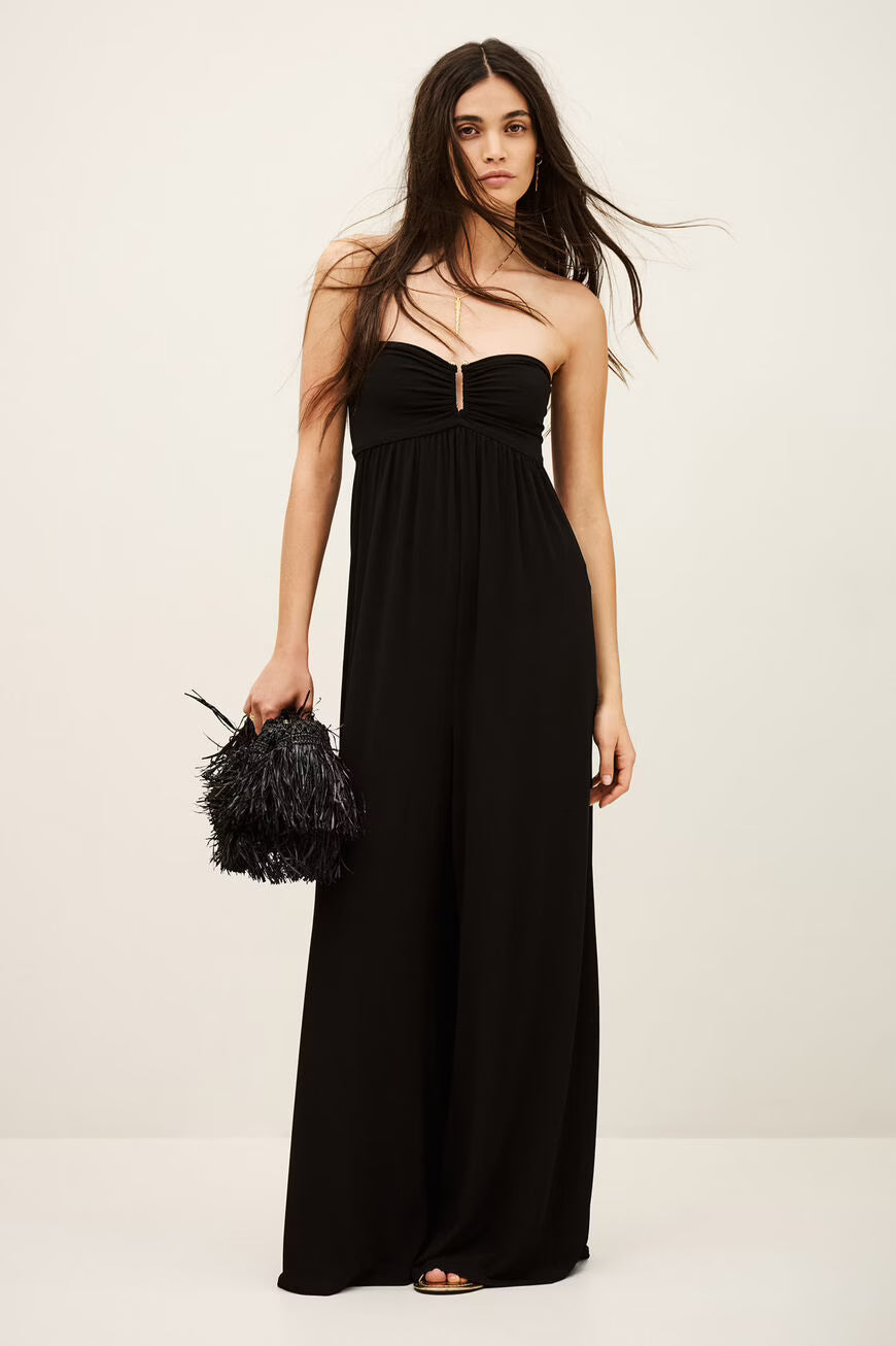 JEMA mono bustier-negro