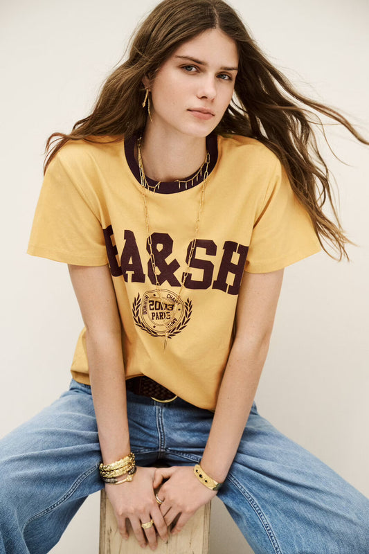 T-shirt Ioni amarilla