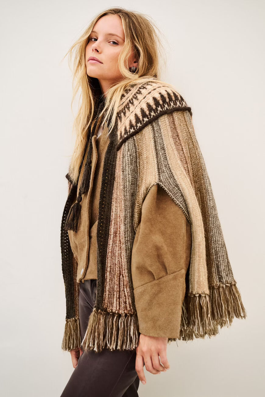 PRATO poncho de lana