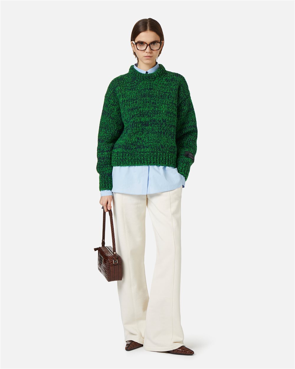 Pantalón ancho vainilla Iceberg
