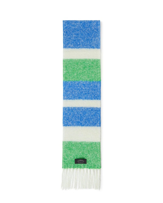 Maxi bufanda multicolor con flecos