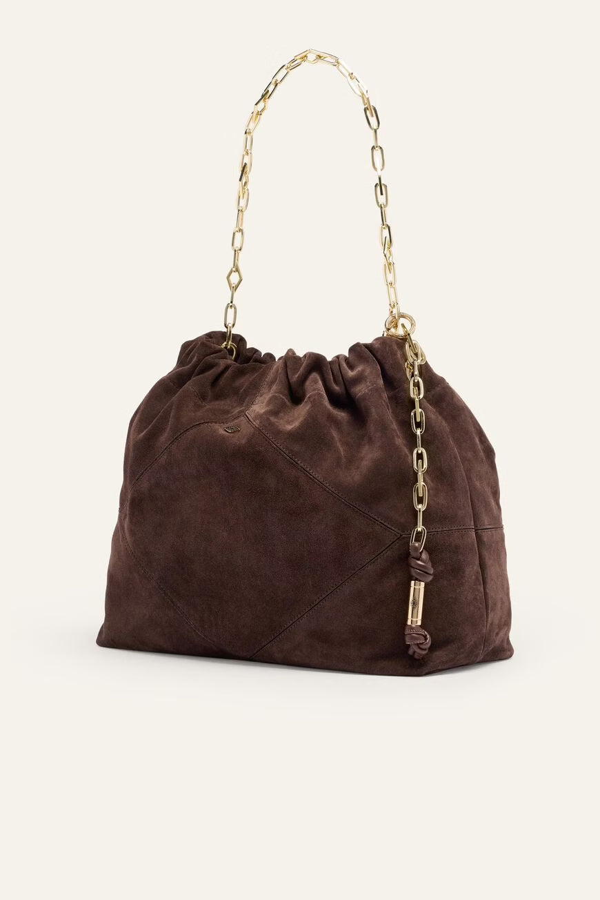 JUNE  Bolso  grande ante marrón