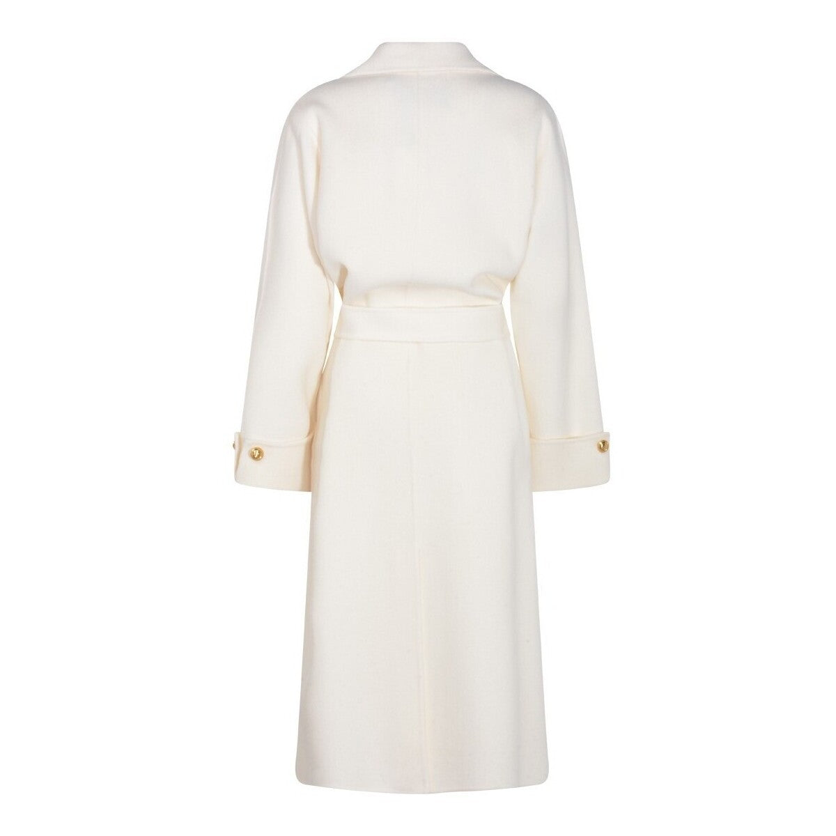 Abrigo de paño de mezcla de lana double