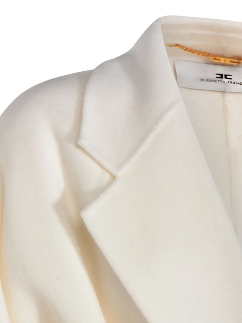 Abrigo de paño de mezcla de lana double