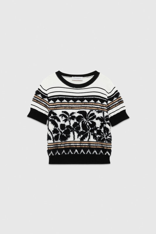 Jersey Manga Corta Jacquard