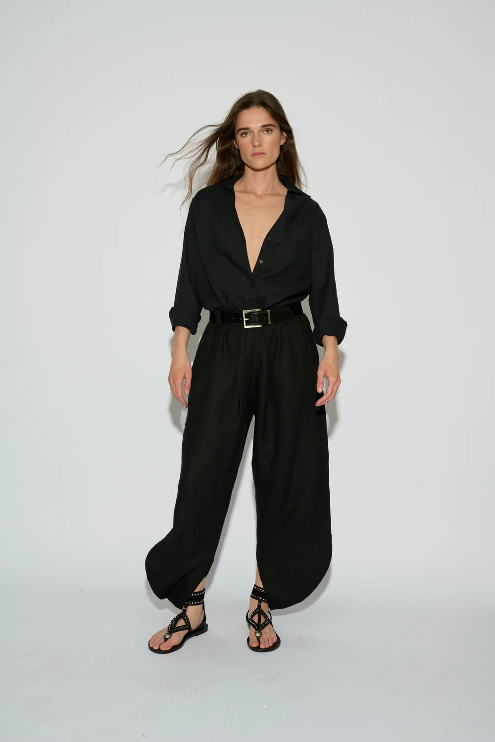 PANTALÓN FLAVIA BOMBACHO NEGRO