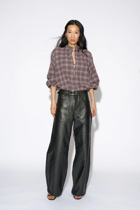 PANTALÓN KENDRA PIEL NEGRO
