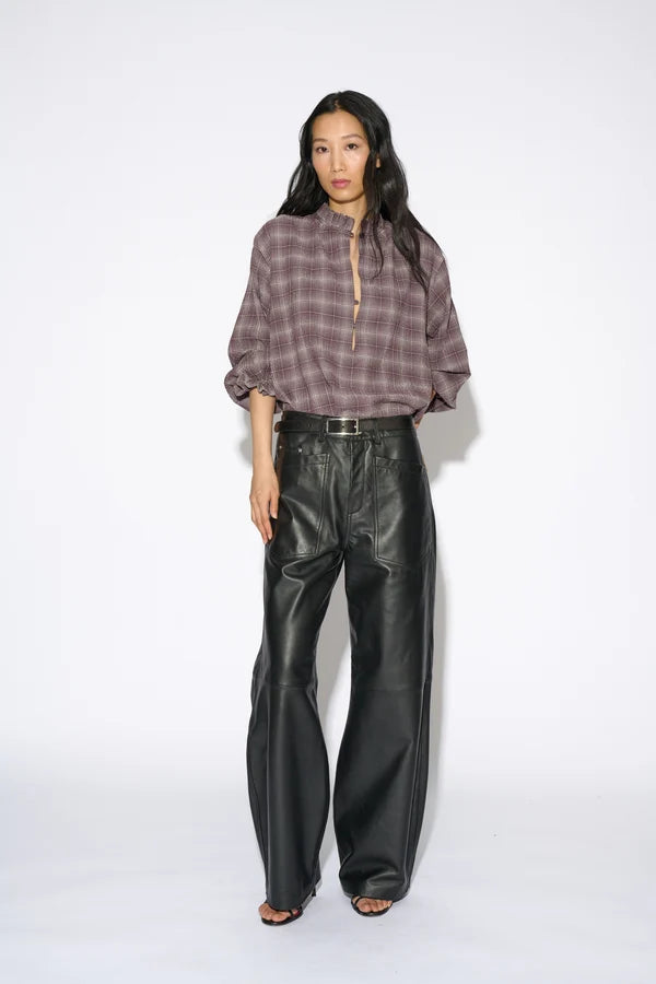 PANTALÓN KENDRA PIEL NEGRO