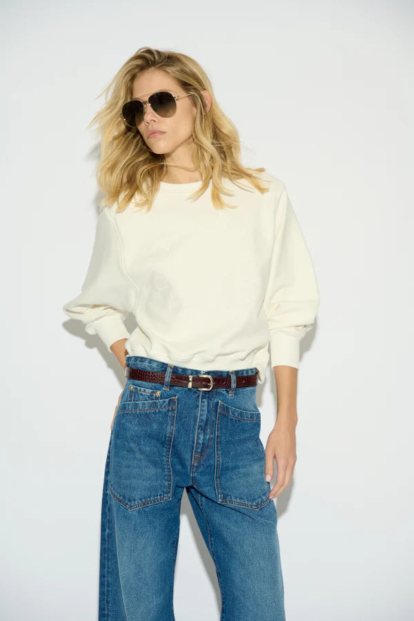 SUDADERA CLOD OVERSIZE -CRUDO
