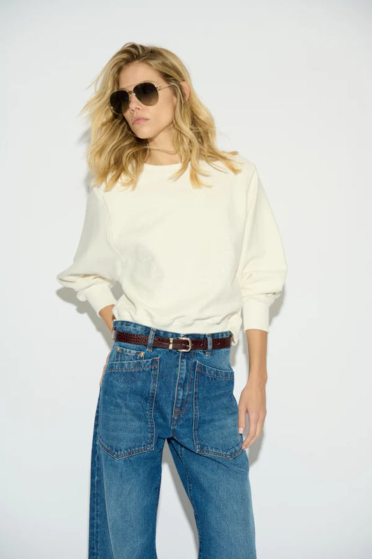 SUDADERA CLOD OVERSIZE -CRUDO