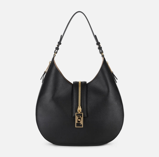 Bolso negro hobo grande Elisabetta Franchi