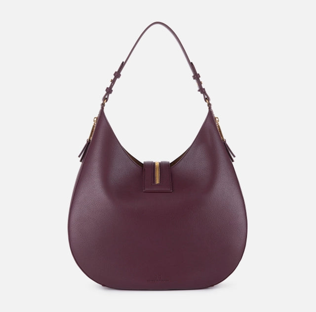 Bolso burdeos hobo grande Elisabetta Franchi