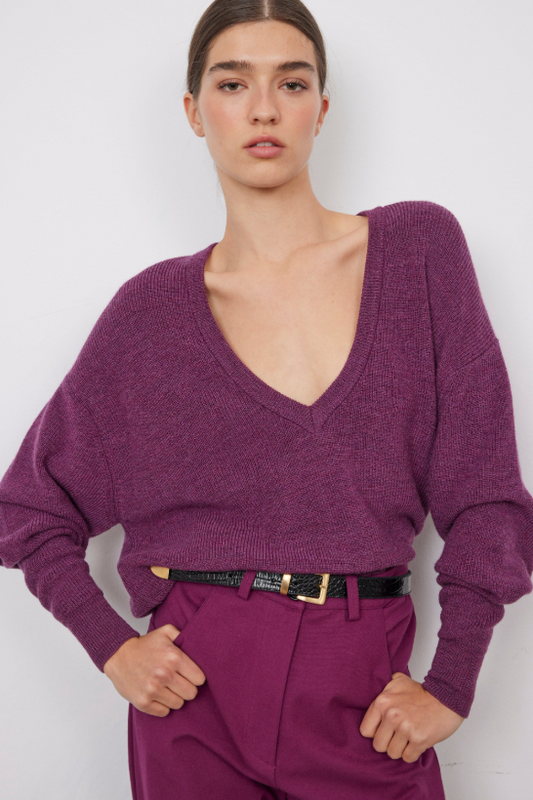 Jersey Jimena borgoña