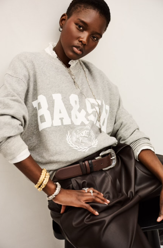 Sudadera Benjamin ba&sh gris