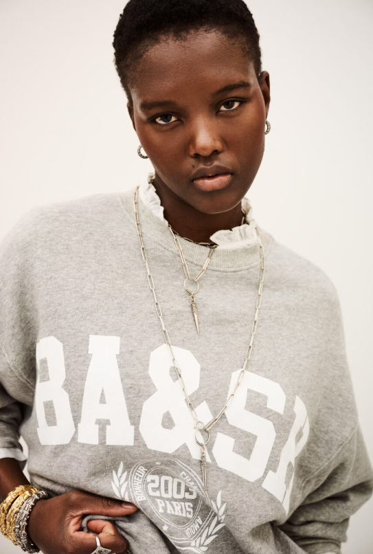 Sudadera Benjamin ba&sh gris