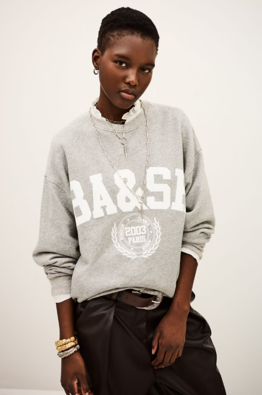 Sudadera Benjamin ba&sh gris