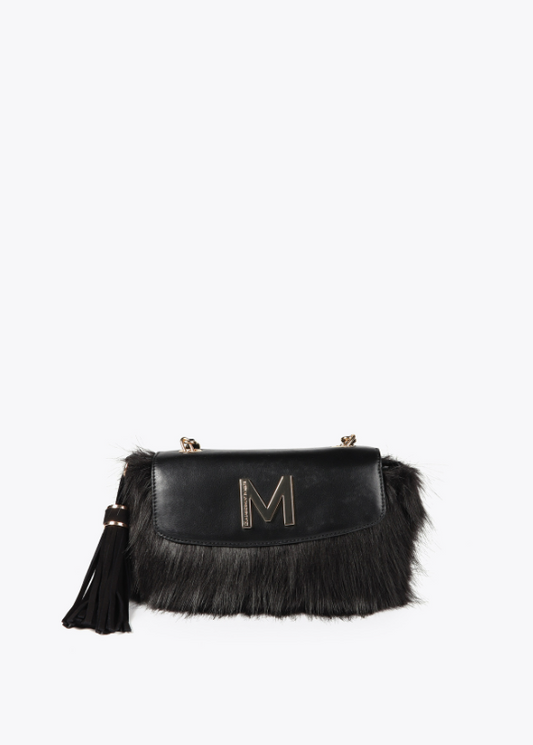 Bandolera pelo con solapa negra