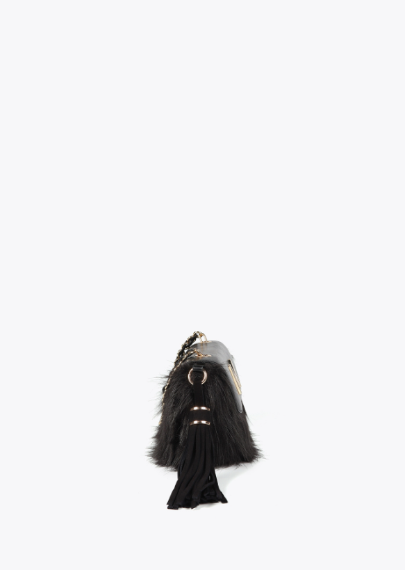 Bandolera pelo con solapa negra