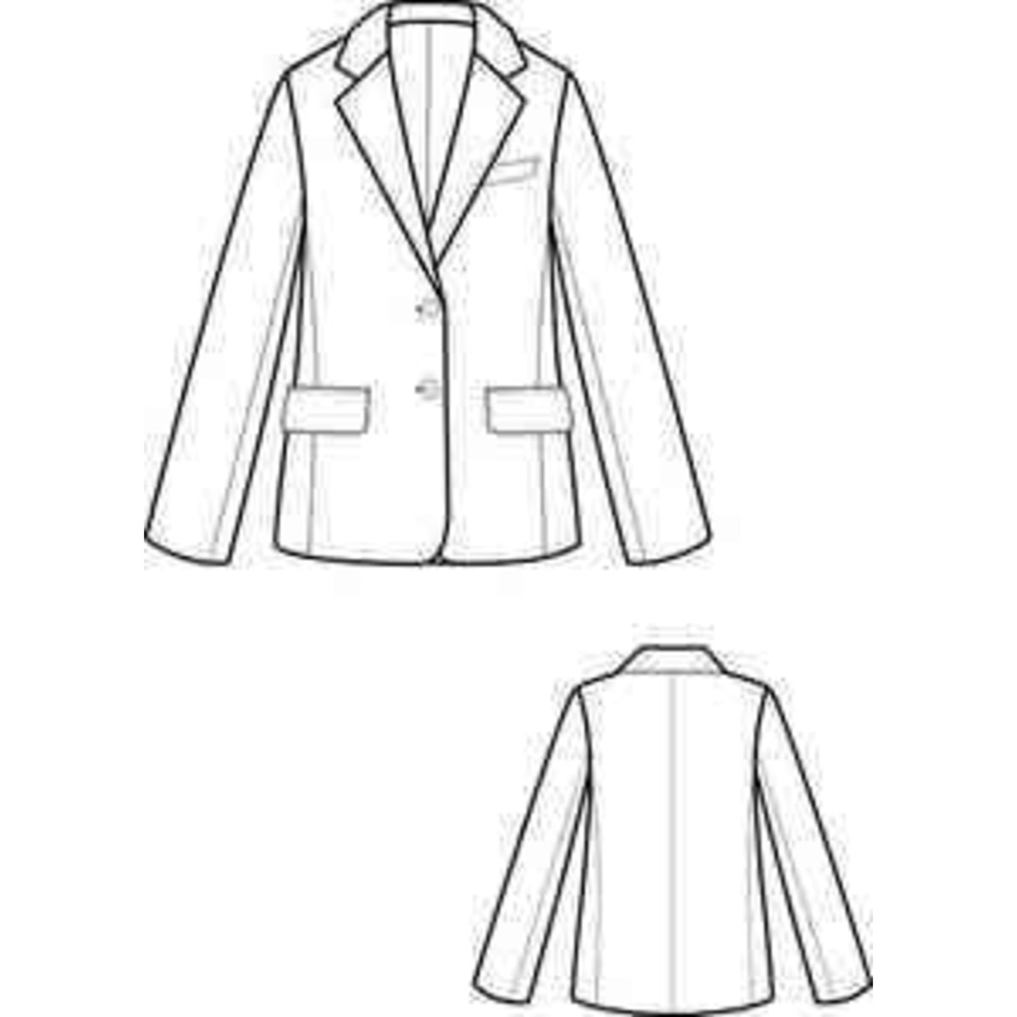 Blazer de corte ligeramente entallado-BEIGE