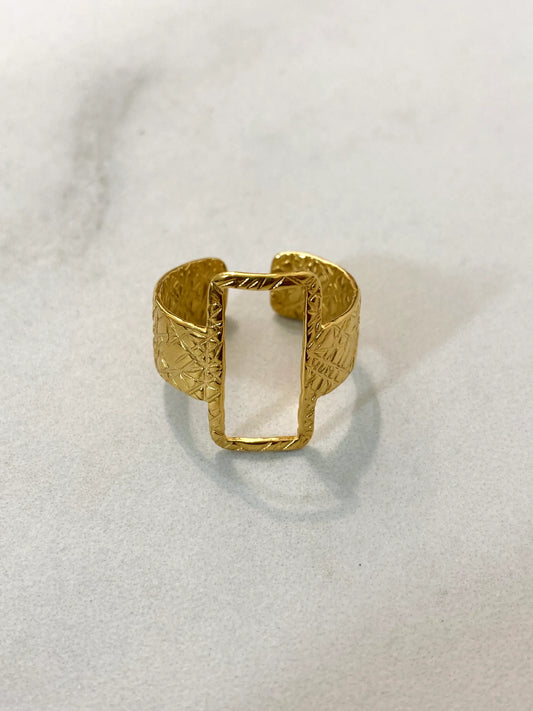 Anillo de acero inoxidable Hermit DUFFY