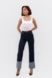 JEANS SIXTY TURN-UP DARK BLUE