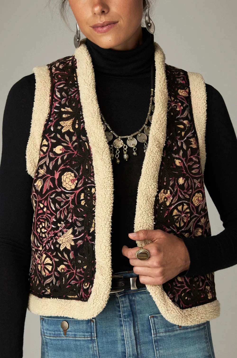 Chaleco Juno Rubí Negro