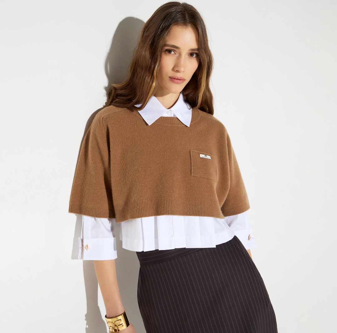 Top de lana y cachemir